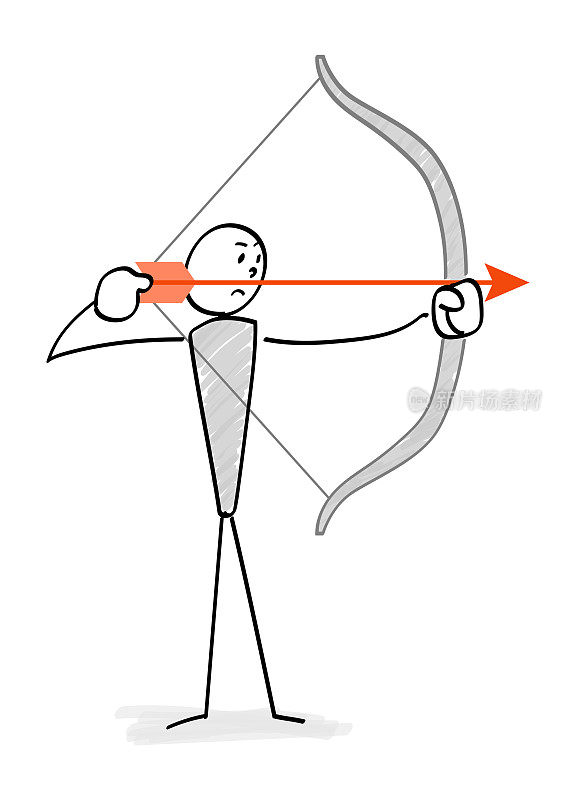 A person who shoots a bow
